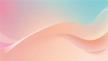 Abstract pink background with flowing waves design.