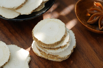 Traditional Chinese medicine Angelica dahurica, a common herb used by ancient Chinese medicine to treat patients(baizhi)