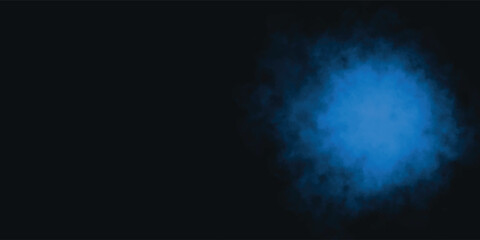 Abstract Blue Smoke Texture with Soft Fog and Dark Gradient Background

