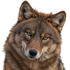 Fototapeta premium Close-up of a Wolf with Intense Gaze