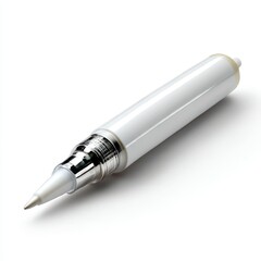White correction pen tool isolated on white background