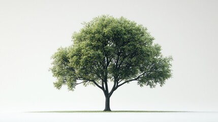 Isolated tree on white background