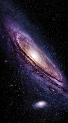 Naklejka premium The Majestic Andromeda Galaxy A Stunning View of Our Cosmic Neighbor in the Universe