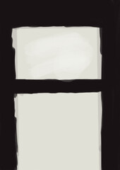 Obraz premium black and white paper