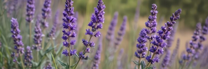 Obraz premium A fragrant bundle of purple lavender blossoms , wellness, rustic