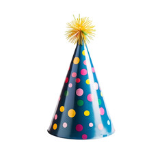 party hats isolated on white