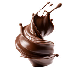 melted chocolate in a bowl