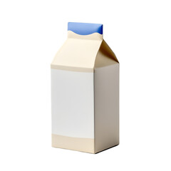 milk carton isolated on white background