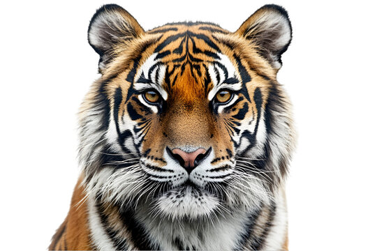 tiger isolated on white