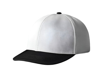 white baseball cap isolated
