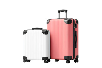 suitcase isolated on white