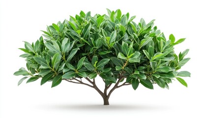 Obraz premium Lush green shrub, dense foliage