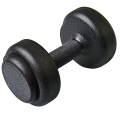 Foam Covered Dumbbells Isolated on Transparent Background