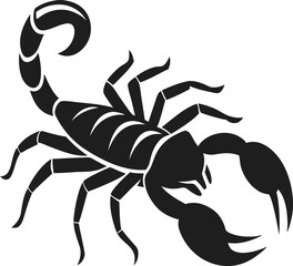 scorpion isolated on white background, scorpion vector