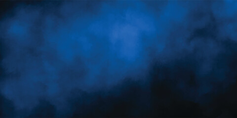 Abstract Blue Mist Background with Light and Shadow Blending

