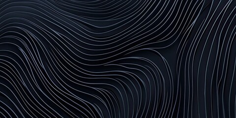 Navy Swirls Abstract Waves with Modern Design, and Navy blue background.