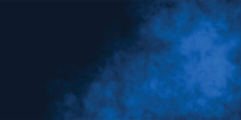 Dark Blue Fog and Smoke Background with Ethereal Gradient


