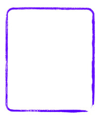 Gemaltes Rechteck in lila - Rahmen Umrandung