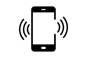 Smartphone ringing mobile phone call notification