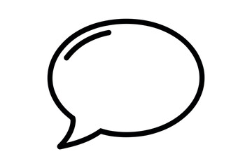 Speech bubble icon vector illustration graphic art
