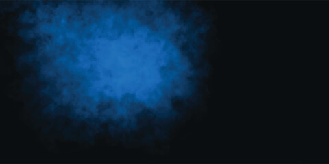 Smooth Abstract Smoke Design with Blue and Black Fog Overlay


