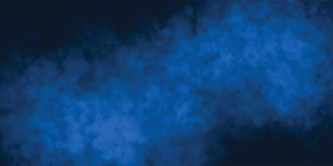 Artistic Abstract Cloud Texture in Blue Tones with Dark Background

