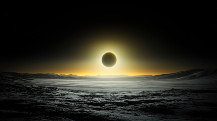 A black hole in the sky.