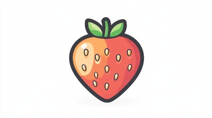Cute strawberry illustration