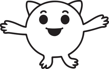 Emoji vector icon illustration.