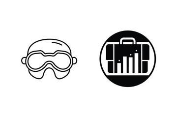 Conceptual illustration of vr and business investment opportunities with clean minimalist design