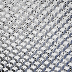 Obraz premium Dice Seamless Pattern