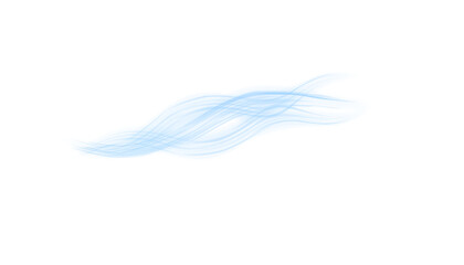 Png Abstract air flow overlay background. Dynamic light motion effect simulating breeze or airflow from air conditioner, purifier, or humidifier. Blurred stream for clean, fresh design concept