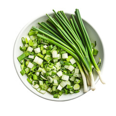 Green onion salad png