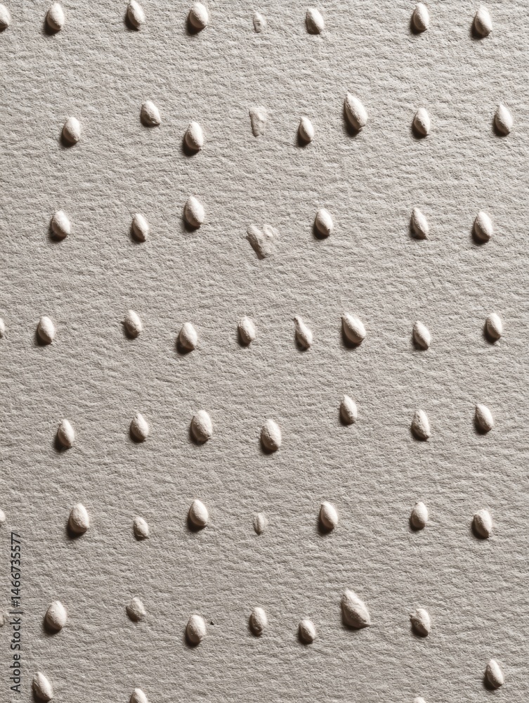 Poster Unique Texture of Smooth Monochrome Cardboard With Tiny Egg Stamp Creates an Interesting Visual Effect for Artistic Exploration Generative AI