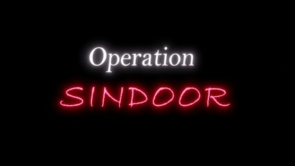 Operation Sindoor India  Pakistan conflict