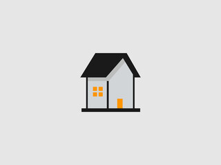  a minimalist illustration of a small house