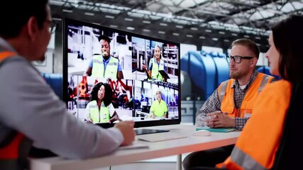 People Meeting In Video Call