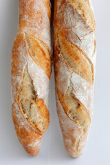 Freshly Baked Rustic French Baguettes