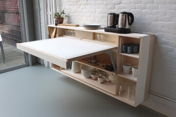 Fold-out breakfast bar --ar 3:2 --v 7 Job ID: 3a23fd40-d01e-4f2f-b600-e0fc7940d75c