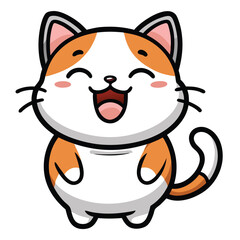 cartoon cat with a cat