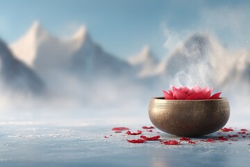 flowers in the water