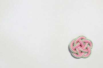 水引飾り　白色背景　余白あり