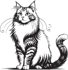 Cute Cat SVG – Adorable Kitty Clipart for T-Shirts & Crafts

Cat Silhouette SVG – Minimal Pet Design for Cricut & Stickers

Funny Cat Quote PNG – Feline Lover Graphic for Mugs & Apparel

Sleeping Cat 