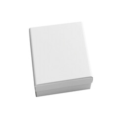 Mockup white box float [Transparent Background PNG].