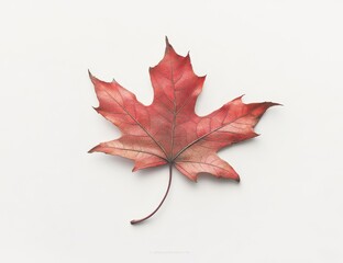 Autumnal maple leaf