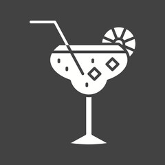 Cocktail icon vector image. Suitable for mobile apps, web apps and print media.