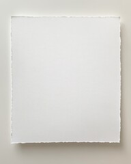 Obraz premium Horizontal cyan banding on white paper from faulty inkjet printer