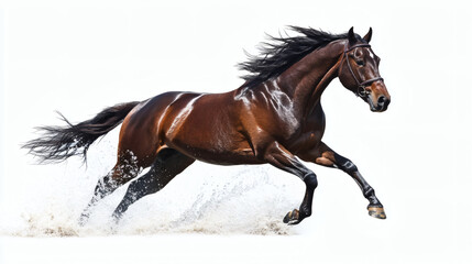 Obraz premium equestrian, equine, horse, mammal, mane, mare, pony, running, silhouette, gallop, head, chestnut, illustration, isolated, portrait, white, wild, animal, black, nature, vector, beautiful, brown, water