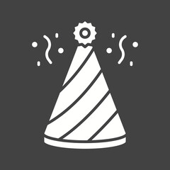 Party Hat icon vector image. Suitable for mobile apps, web apps and print media.