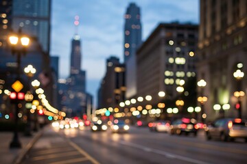 City night traffic motion blur street scene urban environment defocus background